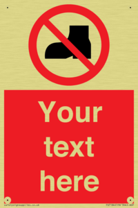 Custom No outdoor footwear